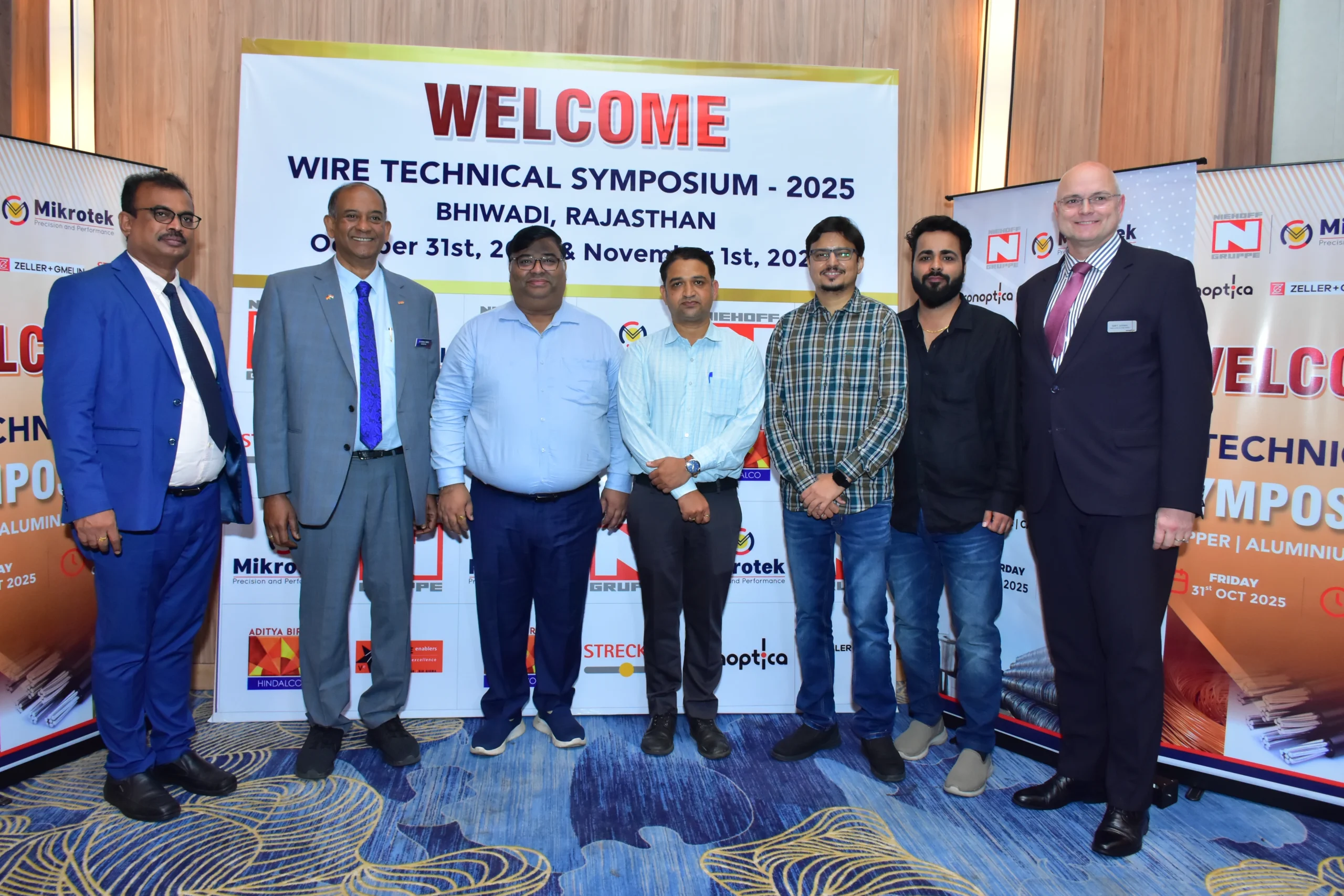 Technical Symposium of Wires 2025 participants posing at the event