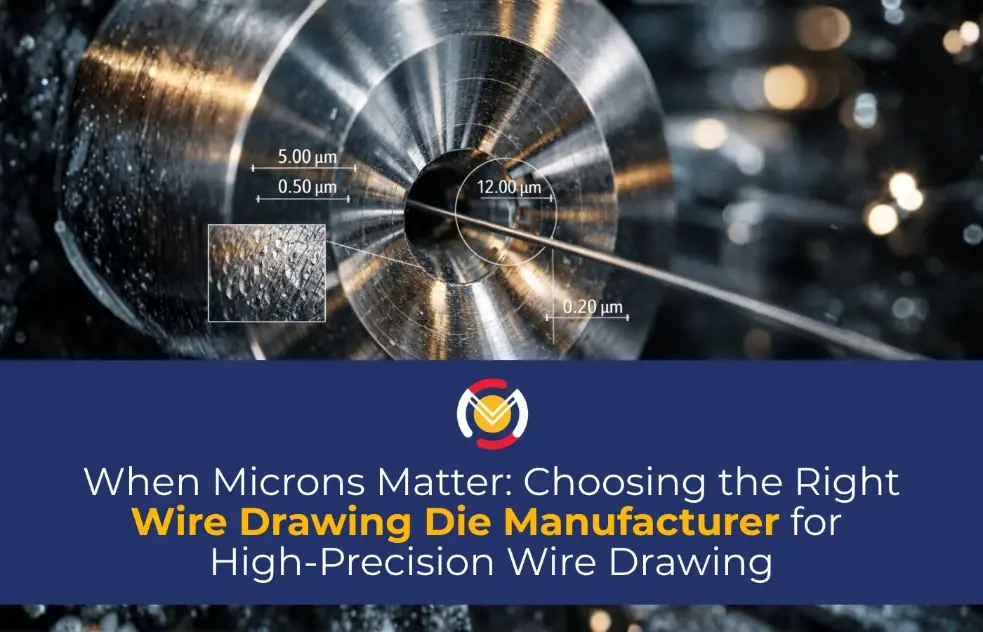 Wire Drawing Die Manufacturer when microns matter and choosing it right for high precision wire drawing blog banner final